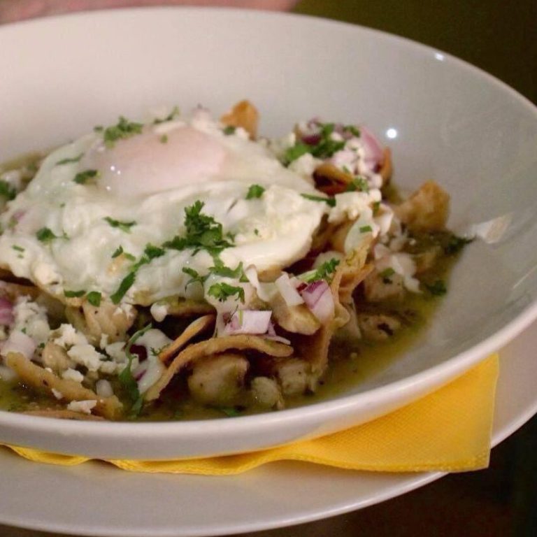 Chilaquiles con pollo El Chapulín restaurante mexicano Tenerife